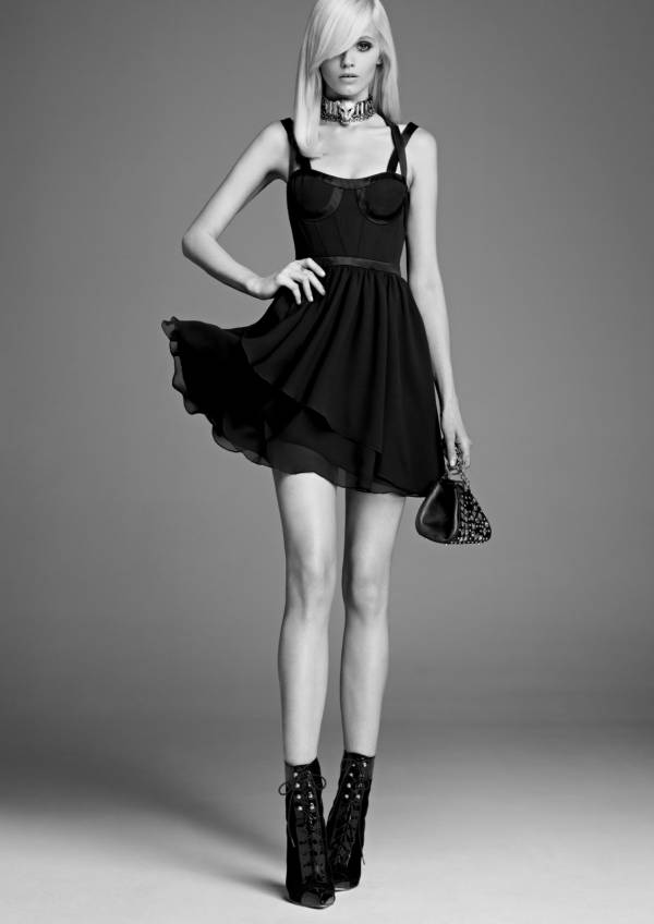 crna haljina mini