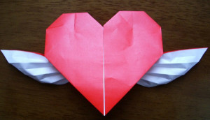 Kako napraviti origami srce od papira